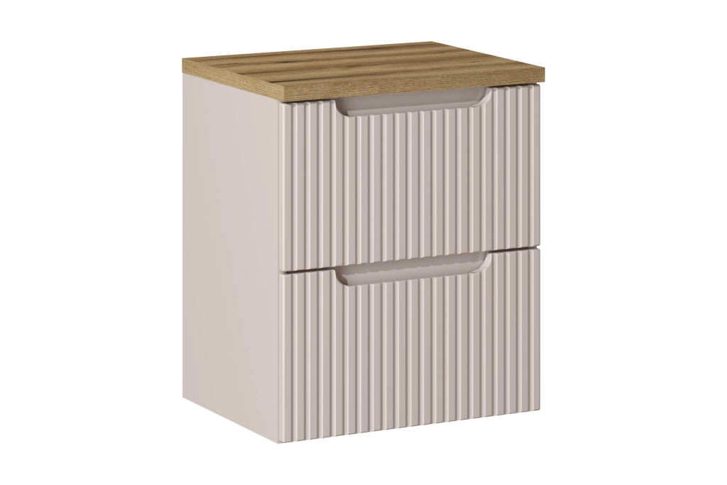 Set mobili bagno 50 cm con piano Nova Cashmere 50 x 1401 x 40 cm