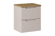 Set mobili bagno 50 cm con piano Nova Cashmere 50 x 1401 x 40 cm