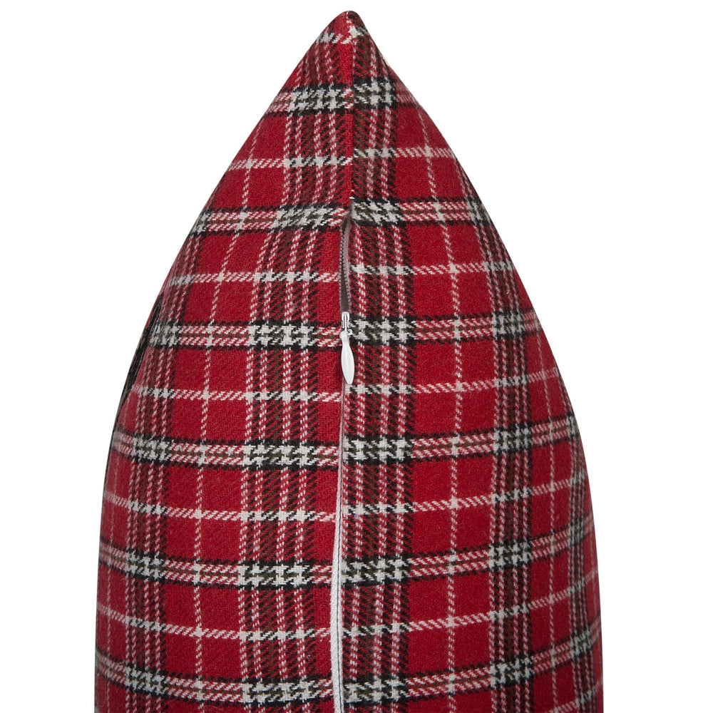 Set di 2 cuscini decorativi con stampa renna rossa 45 x 45 cm Modern Decor Accessori Natale