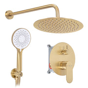 Set Doccia Da Incasso Rea Drop Brush Gold + Box