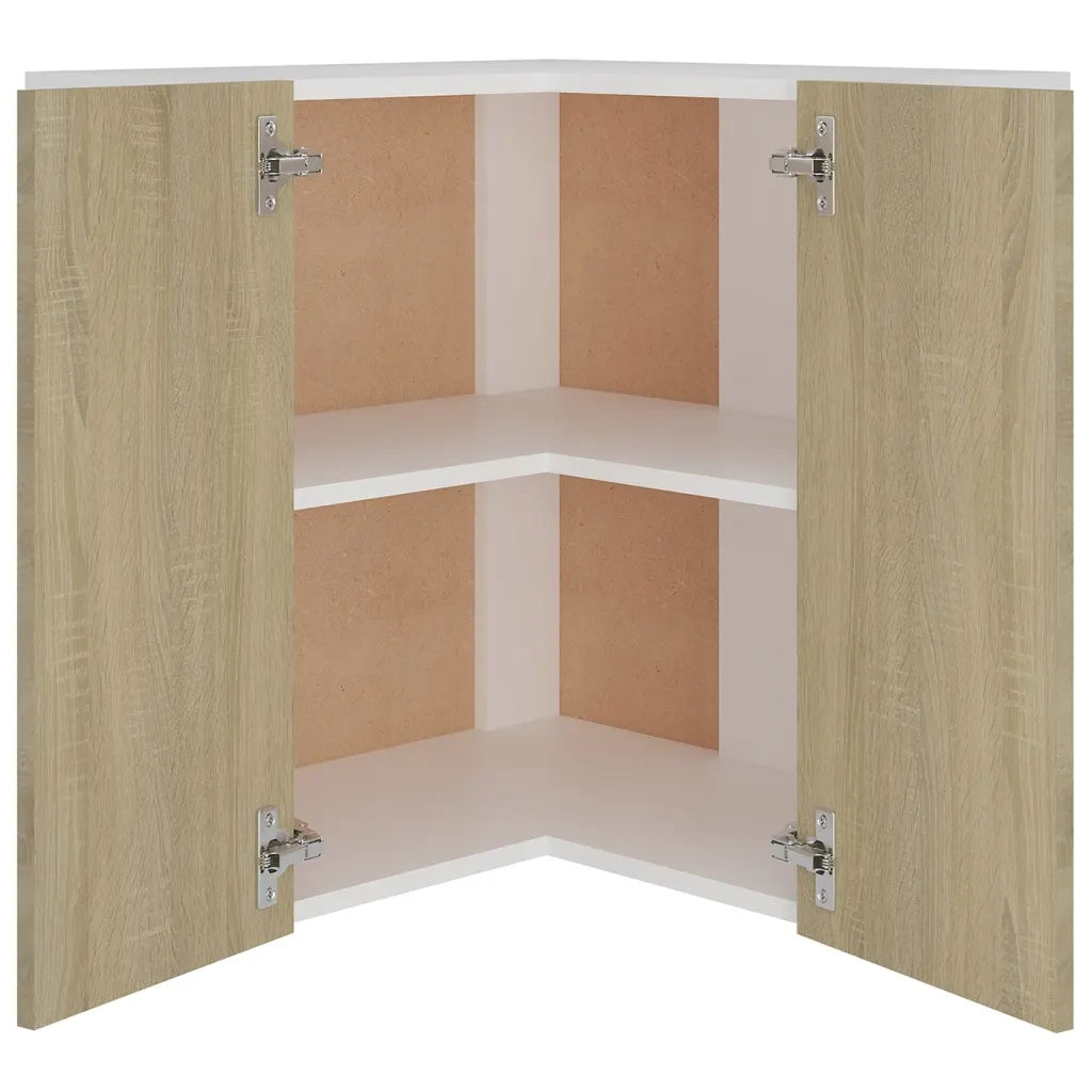 Pensile Angolare ¡°Lyon¡± Rovere Sonoma 57x57x60 cm