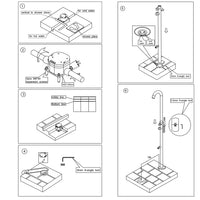 Doccia da Giardino in Acciaio Inox con Sistema C-box Sined Olbia