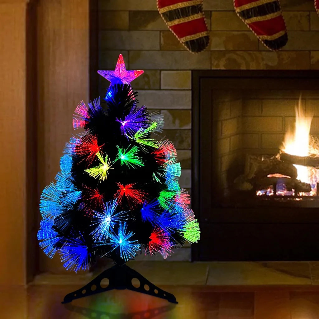 Albero di Natale artificiale con 50 LED Verde 64 cm PVC 42019341