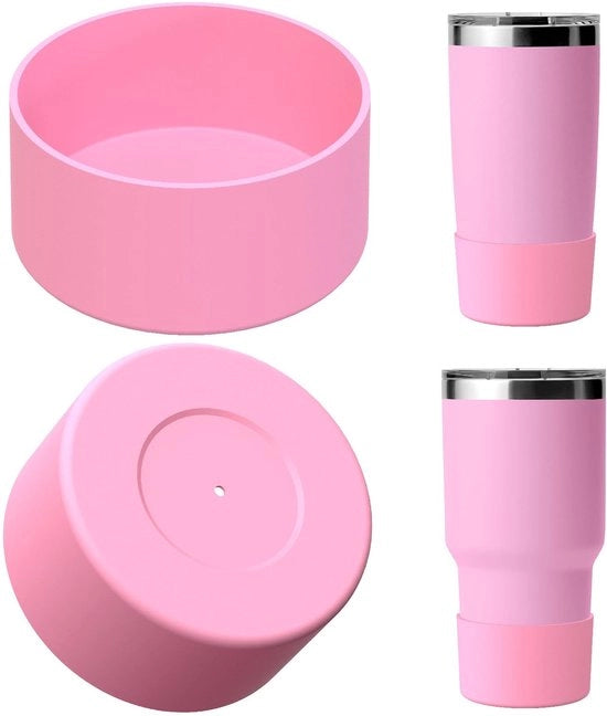 Scarpe per bottiglie - 2-pack - Antiscivolo in silicone - Compatibile con Rambler - Protezione - Installazione facile - Scarpe per bottiglie