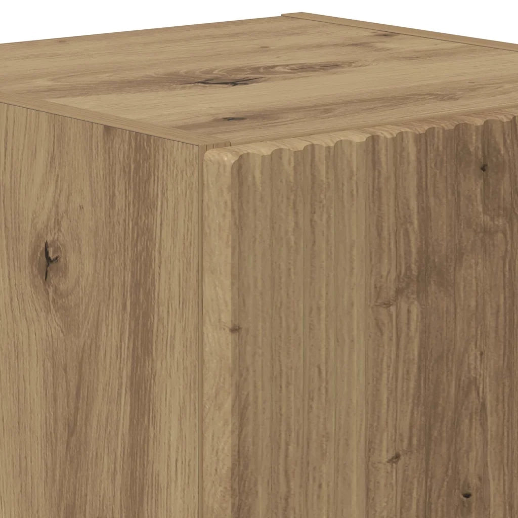 Mobile TV da parete 2 pcs Rovere Artigianale 30 x 31 x 40 cm 892268