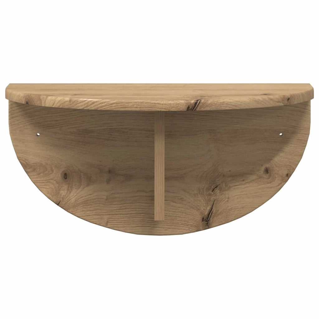 Scaffale da parete Rovere artigianale 48 x 24 x 24 cm