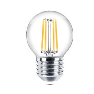 Century Lampadina Led Filamento Sfera E27 4W 470lm 4000k