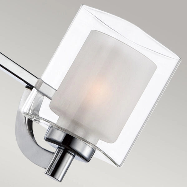 Plafoniera Quoizel Kolt cromata 3xG9 vetro opale IP44