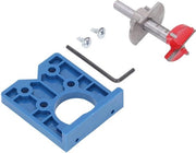 Set di fissaggio per utensili - Fissaggio gommatore girevole Fissaggio per lavorazione di tubi Attrezzo per legno Maniglie di guida Posizionatore blu 35 mm Kit a forma rotonda