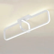 Trade Shop - Plafoniera Led 32 W Rettangolare Bianco Design Moderno Lampadario Soffitto 50217 -
