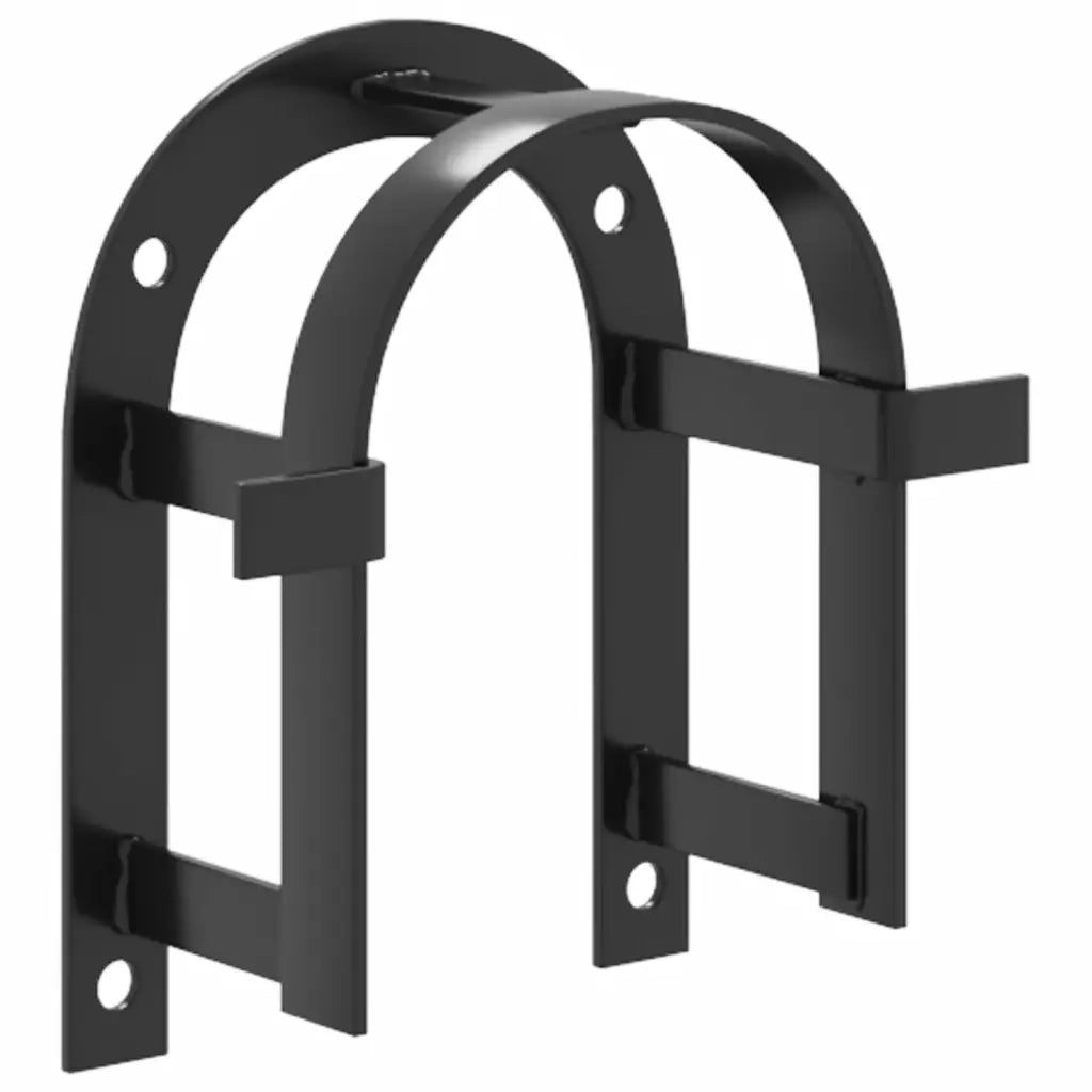 Portasella da Parete Nero in Ferro CFW2849358