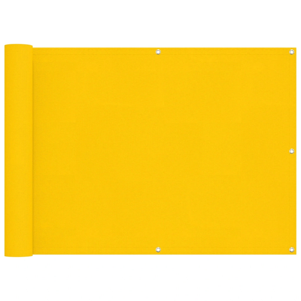 Schermo da balcone Giallo 75 x 200 cm 42030789