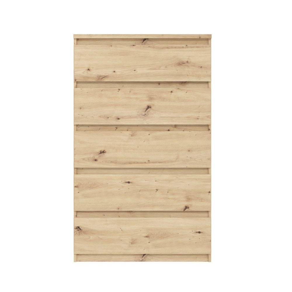 Cassettiera Morgan 5 cassetti rovere – 77.2x42.2x128H