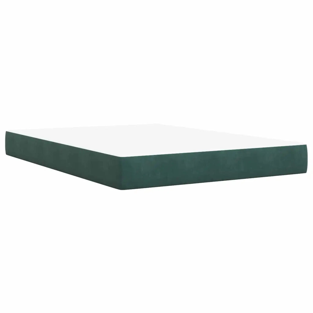 Letto con contenitore e materasso Verde Scuro 160 x 200 cm 3459762