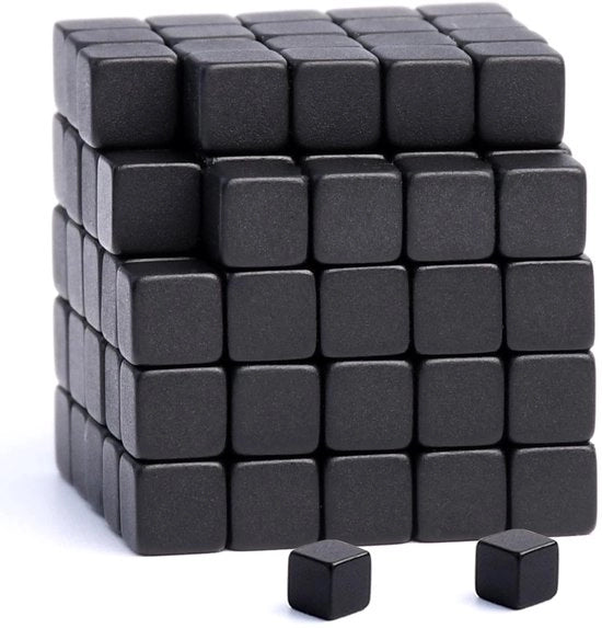 120 pezzi di forti magneti, 5 x 5 x 5 mm mini magneti per lavagna bianca, frigorifero e lavagna magnetica, magneti neodimio neri