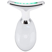 Trade Shop - Massaggiatore Viso Collo Fronte Dispositivo Facciale Ricaricabile 3 Modalità Usb -