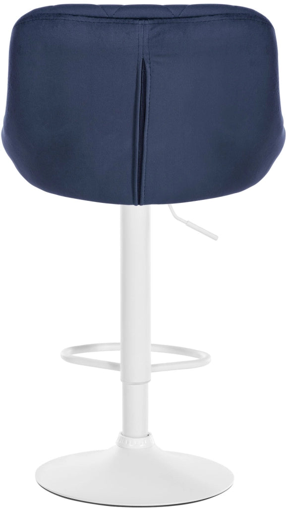 2er Set Barhocker Lazio Samt weiЯ