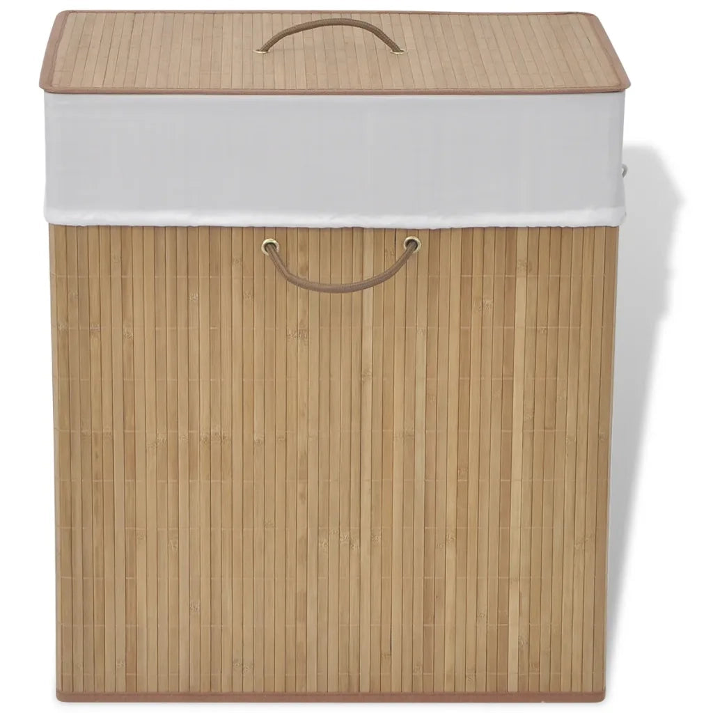 Cesto Portabiancheria in BambÃ¹ Rettangolare Colore Naturale cod mxl 51777