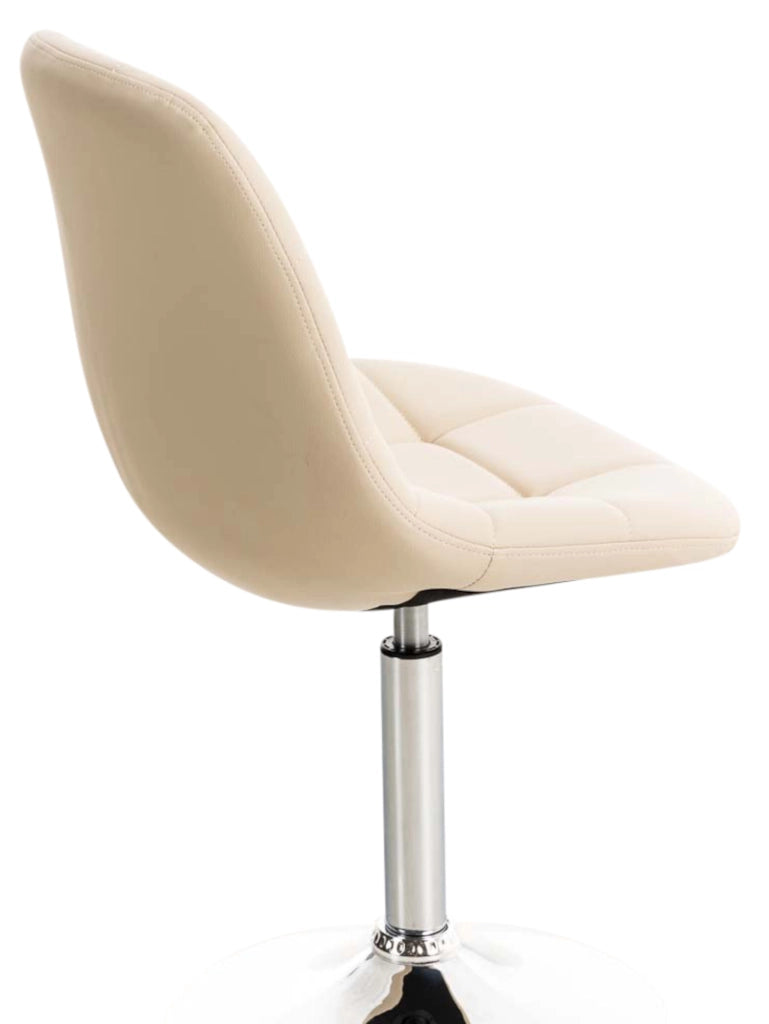 Set di 2 sedie Emil in similpelle crema