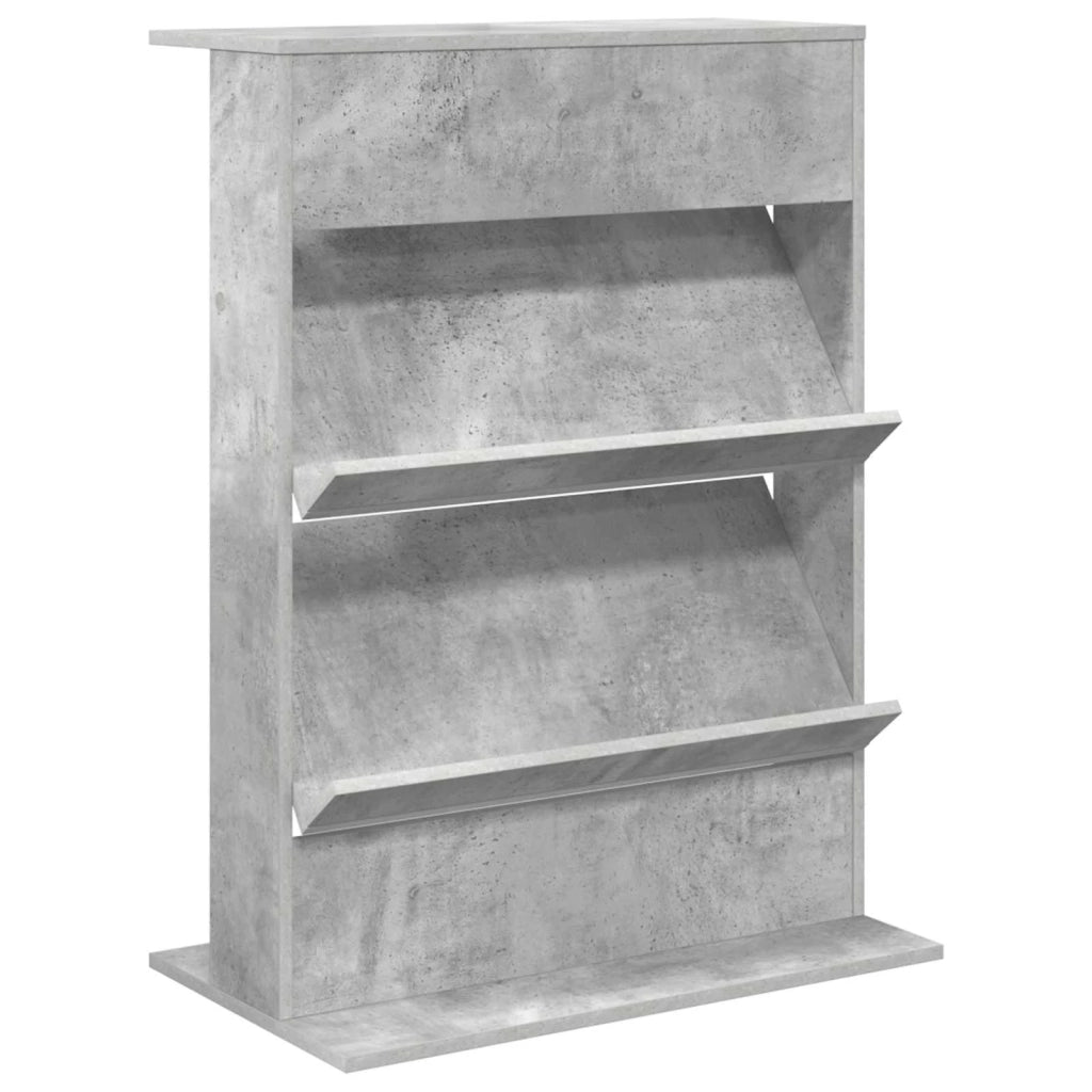 Scaffale per riviste Grigio cemento 70 x 41 x 96 cm CFW6285363