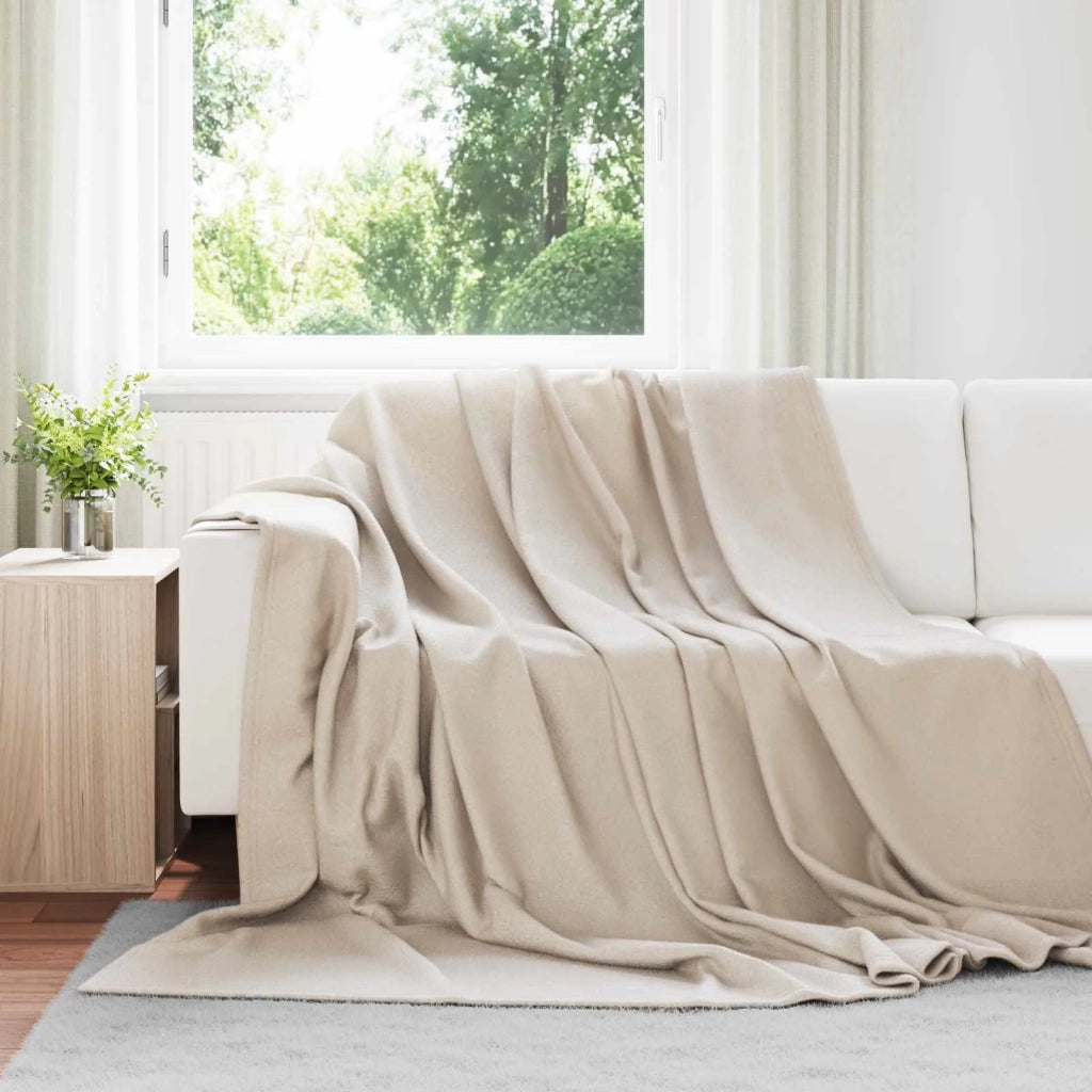 Coperte da Pile 24 pcs Beige 270 x 240 cm Panno 42017088