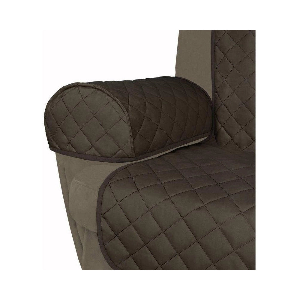 Trade Shop - Copri Poltrona Double Face Per Animali Cane Gatto Proteggi Da Peli 175cm X 64 Cm -