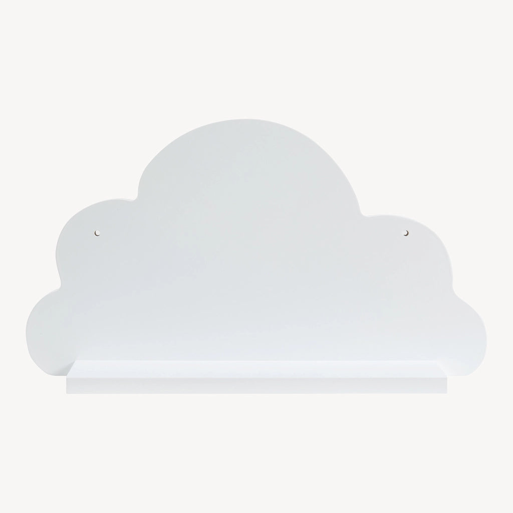 Mensola Skanderborg per Cameretta Sostegno Consolle Decorativo a Forma di Nuvola - Bianco [en.casa]