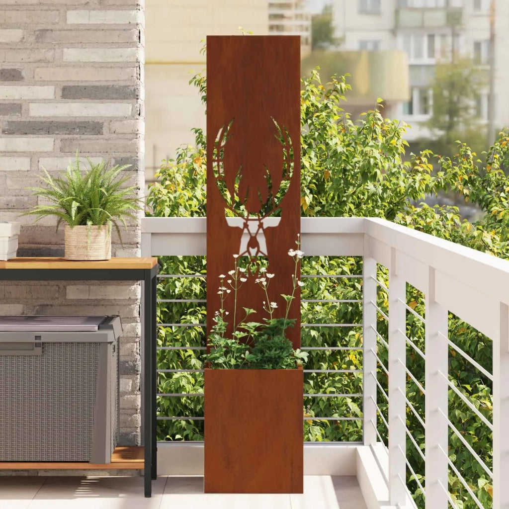 Schermo per privacy in giardino Ruggine 32 x 150 cm CFW8250654