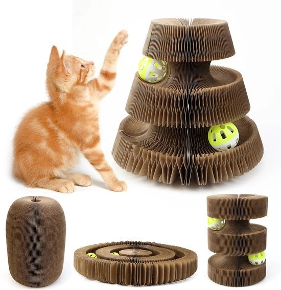 Giocattolo interattivo per gatti, tavolo di gioco per gatti, piatto di grattugia per gatti, accessori, organo magico, piatto di grattugia per gatti con pallina, giocattolo intelligente per gatti, piatto di grattugia, accessori per gatti