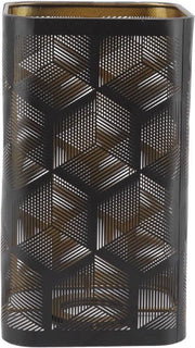 Lampenkap quadrata in metallo - Lampenkap moderne per lampada da tavolo e lampada da terra - 45 x 45 x 79 pollici