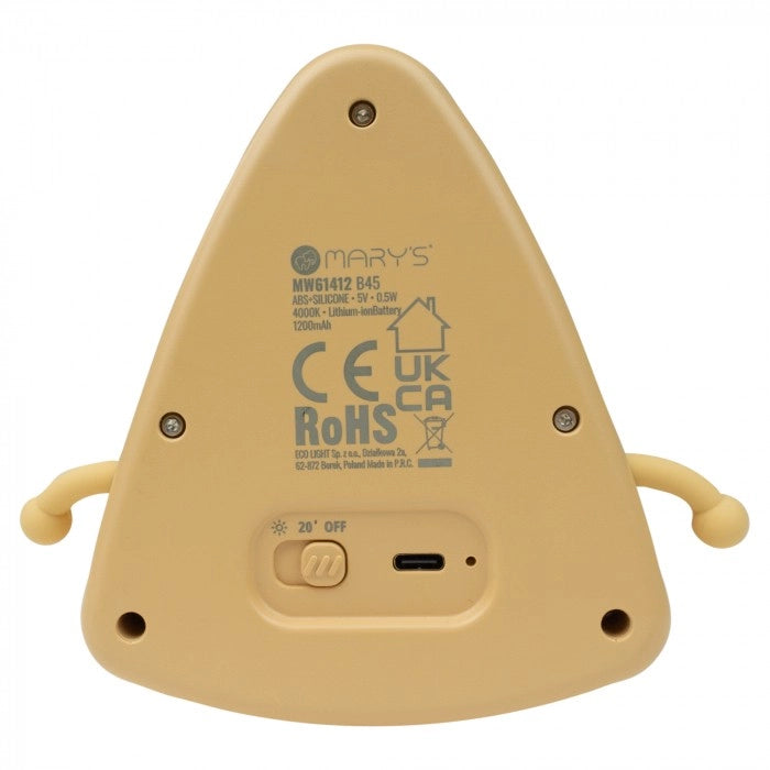 Lampada notte bimbi Pizza senza fili LED 0,5W Mary’s