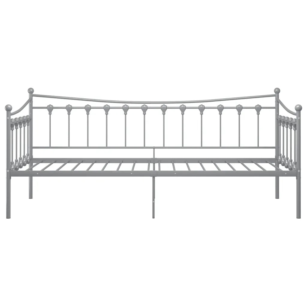 Telaio Divano Letto Grigio in Metallo 90x200 cm cod mxl 60909