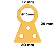 ATTACCAGLIE FISSE N. 1 - pz.  8  - Blister Koncreto