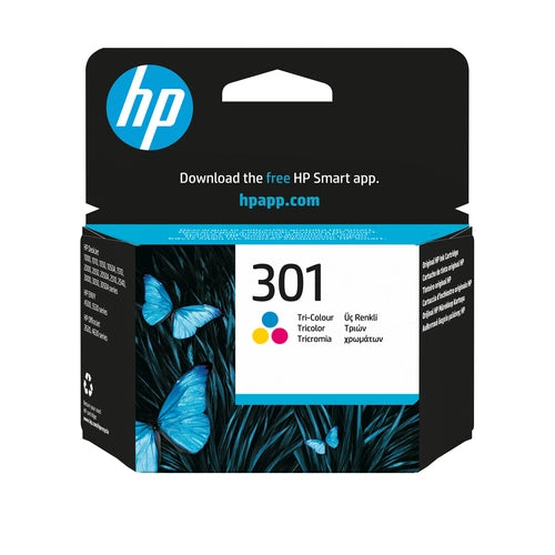 HP Cartuccia originale inchiostro tricromia 301