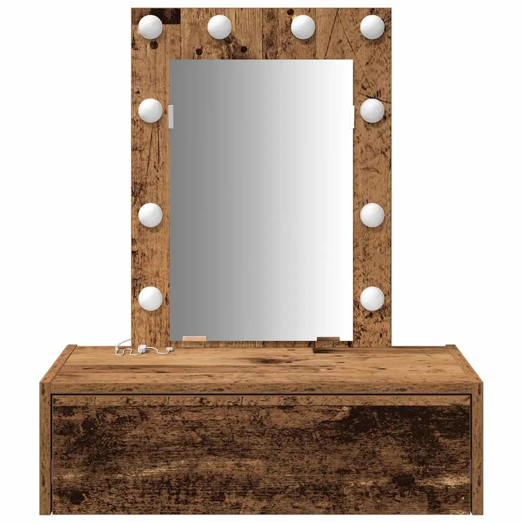 Tavolo da Trucco Marrone 60 x 40 x 70 cm Legno multistrato 865224