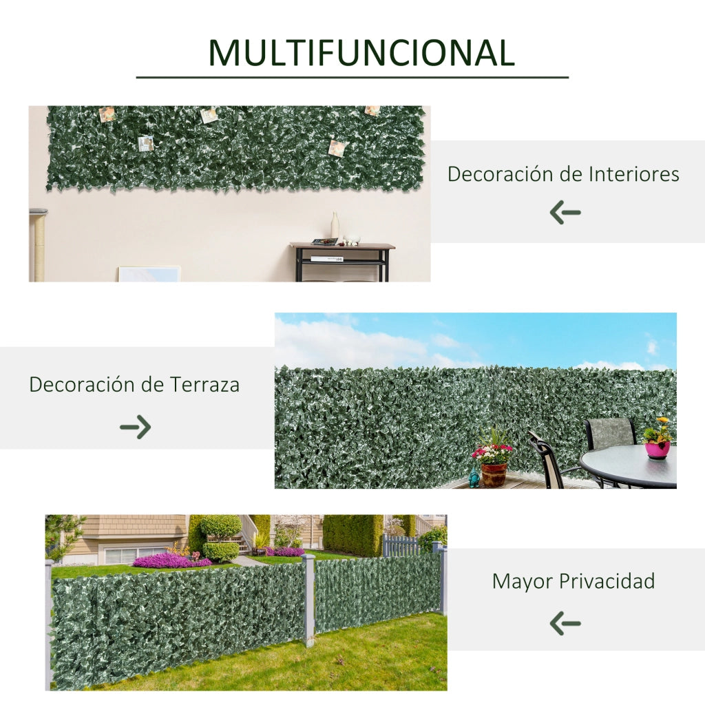 Tappeto Artificiale per Giardino 2.4x1 m ¨C Zephmum ¨C Verde per Balcone