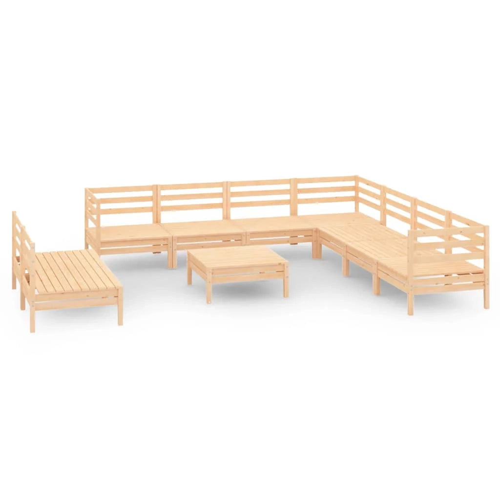 Set di mobili da giardino mobili da esterno 10 pezzi legno di pino massiccio 02_0015214