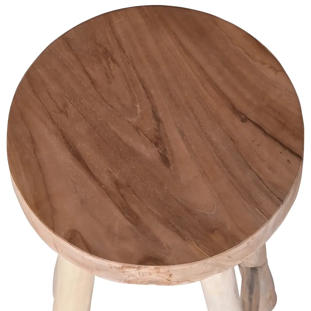 Sgabello da Bar in Legno Massello di Teakcod mxl 94764