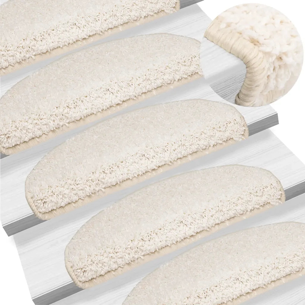 Tappetini per Scale 10 pz 65x25 cm Bianco cod mxl 78727