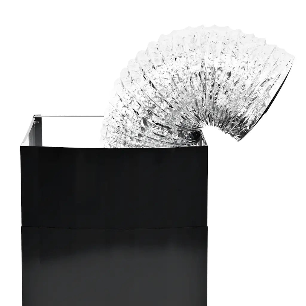 Cappa Aspirante a Muro Acciaio Inox 756 m³/h 90 cm Nera 50708