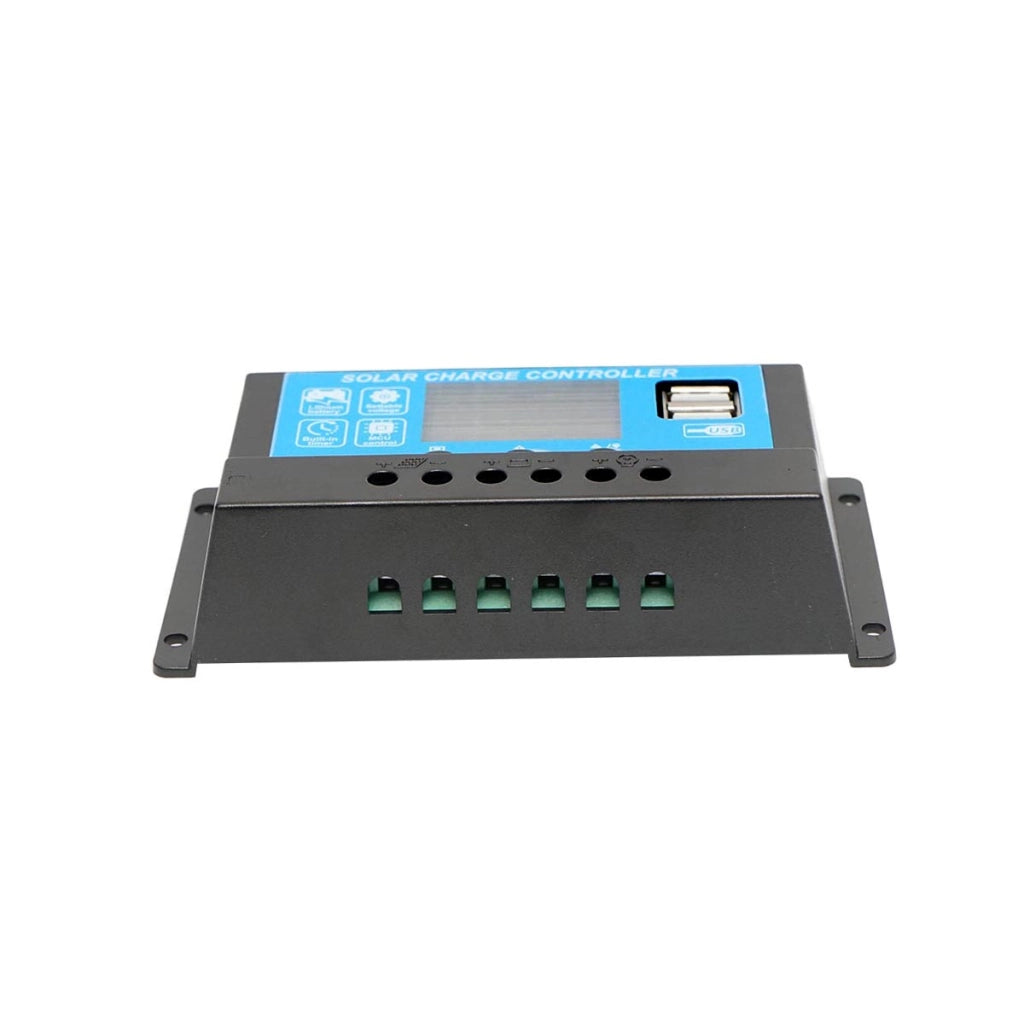 Regolatore di tensione per pannello solare 10A 12V/24V 2X porta USB