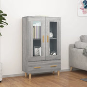 Credenza-Buffet-Armadio da cucina Grigio Sonoma 70x31x115 cm in Legno Multistrato 592323