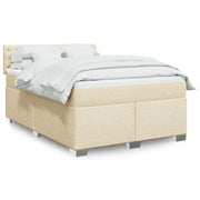 Giroletto a Molle con Materasso Crema 140x200 cm in Tessuto 3285923