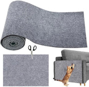 300x40cm Mat Krab per Gatti - Protezione Antiscalfittura per Divano, Mobili e Pareti, Mat Krab Grigio con Tastiera Autoadesiva (Lungo, Resistente ai Graffi)
