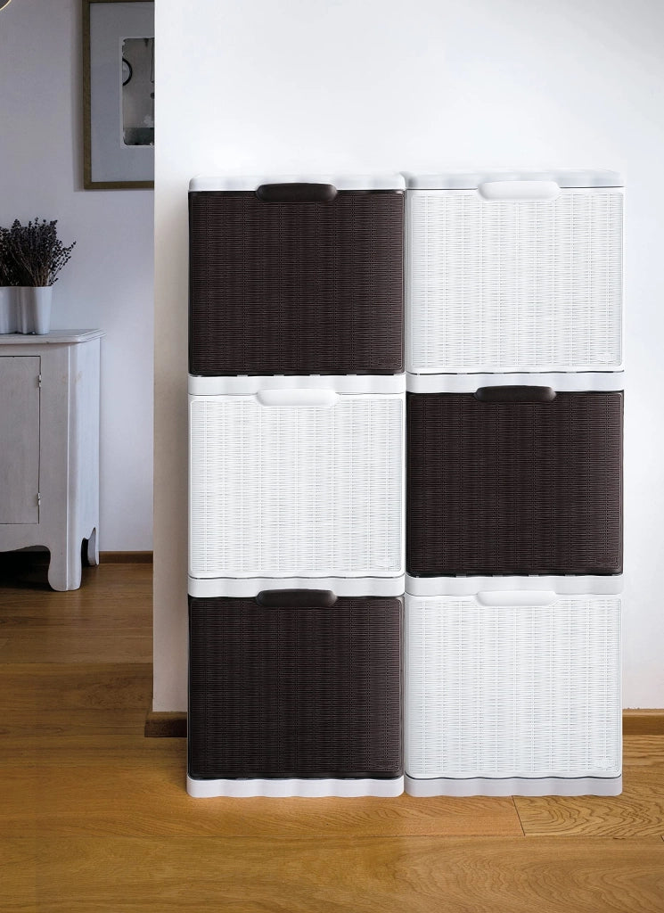 Scarpiera Elegance Cm 40 x 30X40 H Colore Bianco Stefanplast