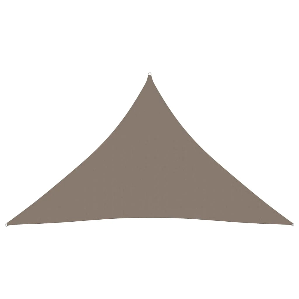 Vela ombreggiante triangolare in tessuto Oxford 4,5 x 4,5 x 4,5 m tortora 02_0009861