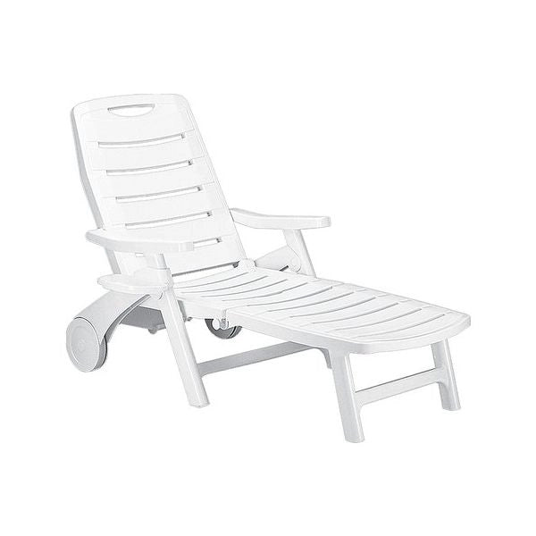 Lettino prendisole grandsoleil s6800b premiere bianco