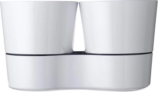 Set di contenitori in plastica a chiusura ermetica con coperchio a vite e maniglia, capacità 0,5 L, 1 L, 2 L e 5 L