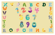 Tappeto Cameretta 75x120 Cm Camera Letto Bambini Moderno Antimacchia Morbido Gioco Bimbi Dis B