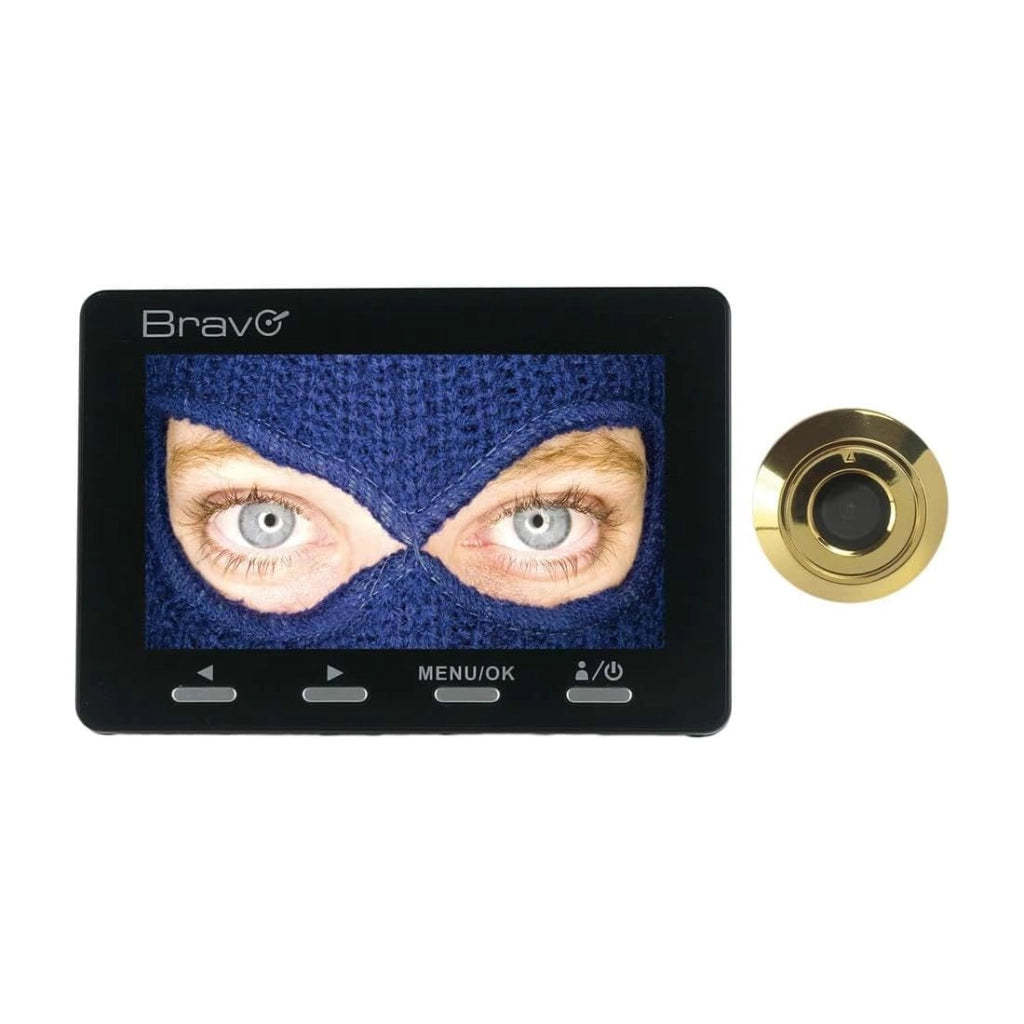Spioncino Elettronico Maxi Sottocchio Bravo Oro con Schermo Lcd 4,3 mm
